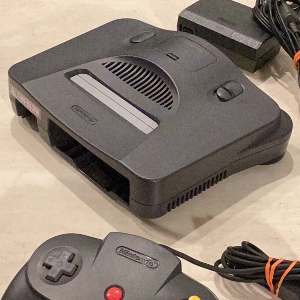Nintendo 64 Console & N64 Controller Original Black OEM Authentic - Picture 10 of 15